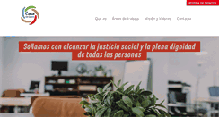 Desktop Screenshot of casasanignacio.org
