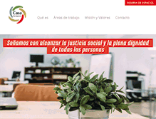 Tablet Screenshot of casasanignacio.org